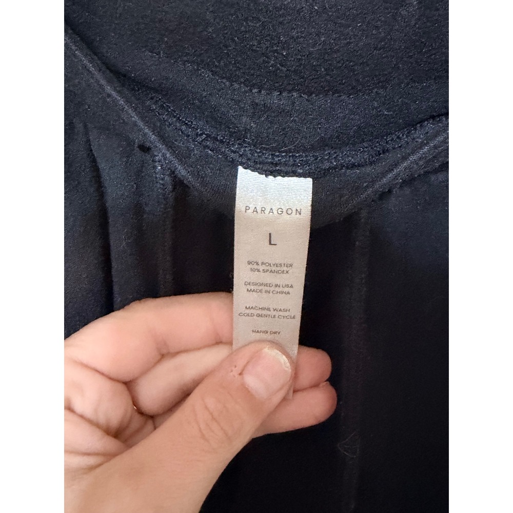 Paragon Mens Black Drawstring Jogger Sweatpants Activewear Size Large - Picture 4 of 4